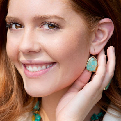 The Agave Turquoise Drop Earrings | Barse Jewelry