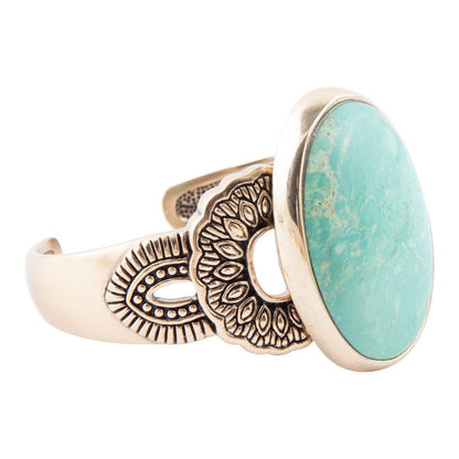 The Agave Turquoise Bronze Cuff