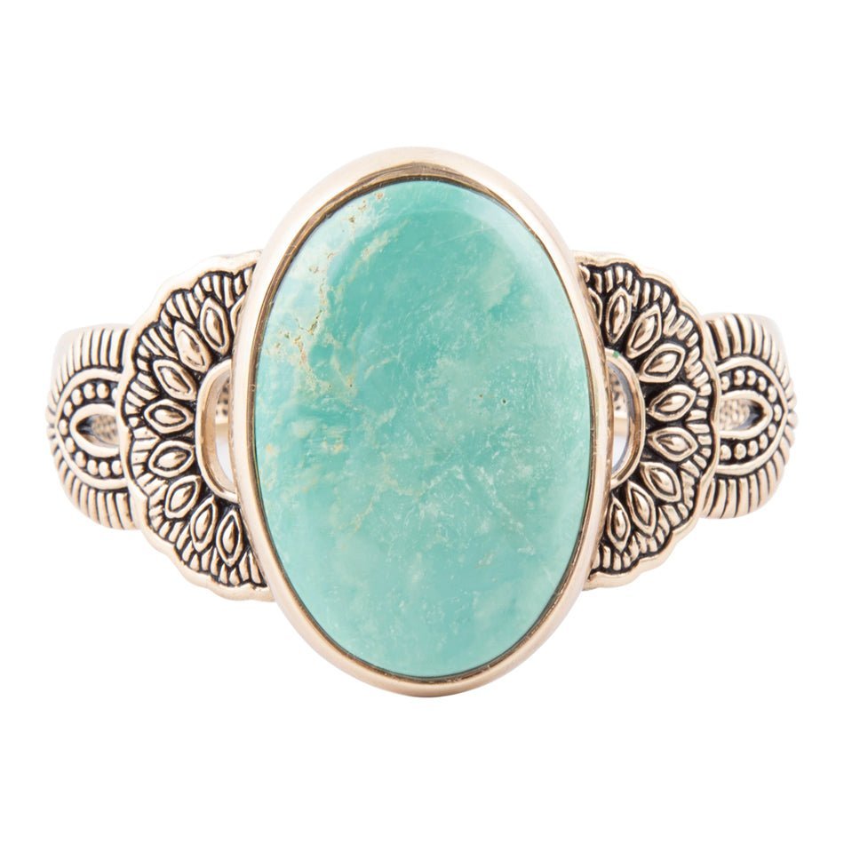 The Agave Turquoise Bronze Cuff, view 3