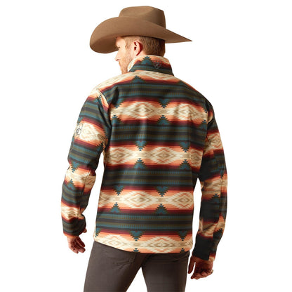 Serape print stretch softshell jacket, view 2