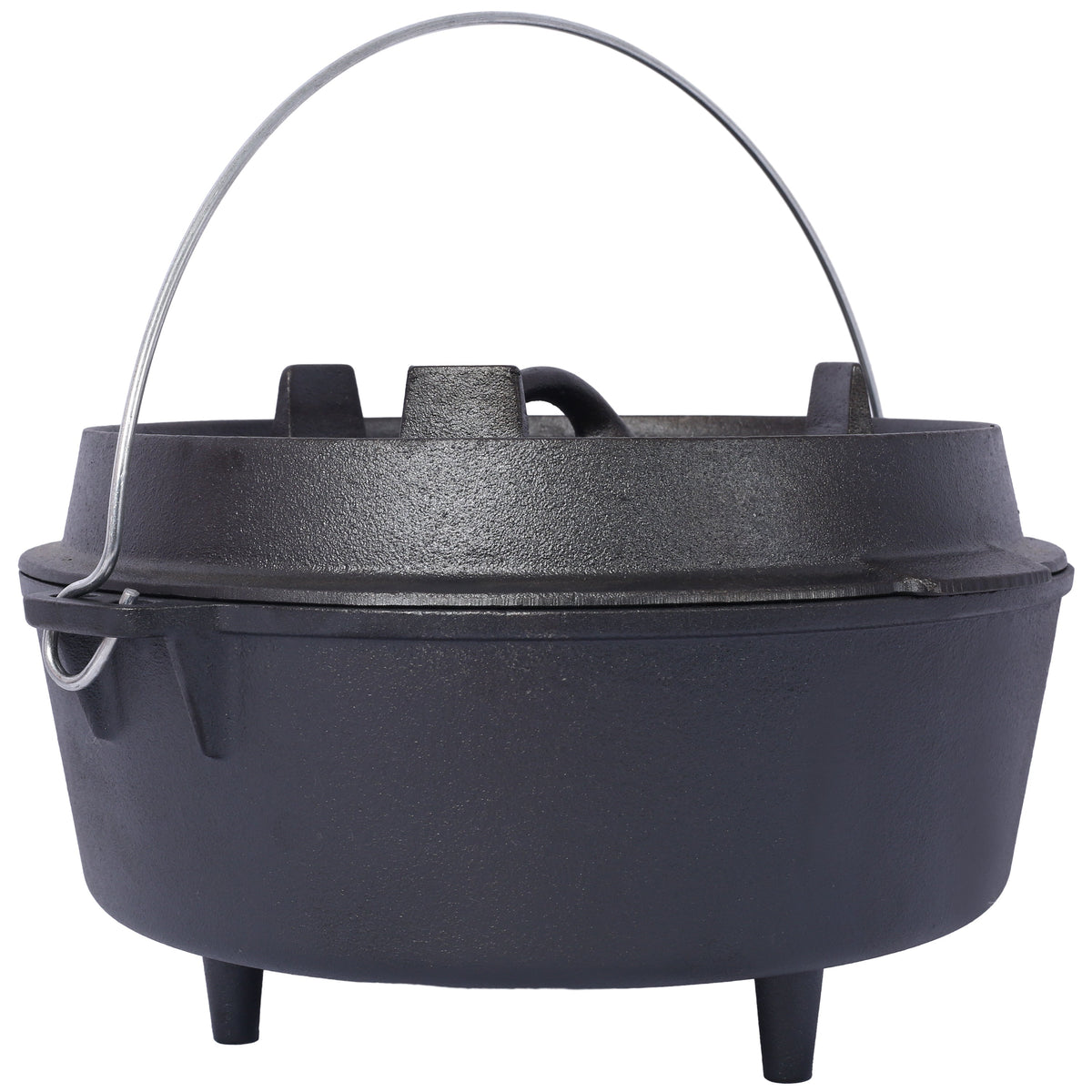 The Camp Dutch Oven with Skillet Lid, 12 Quart | House of Zazla