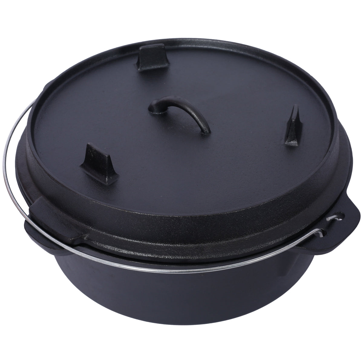 The Camp Dutch Oven with Skillet Lid, 12 Quart | House of Zazla