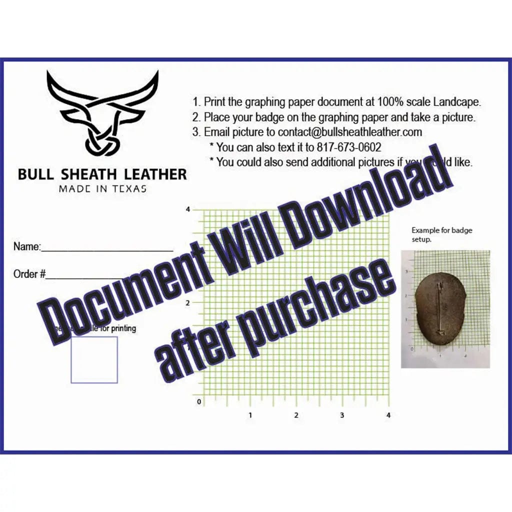 Oath Badge Bifold Wallet by Bull Sheath Leather, view 12