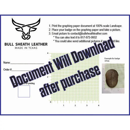 Oath Badge Bifold Wallet by Bull Sheath Leather, view 12