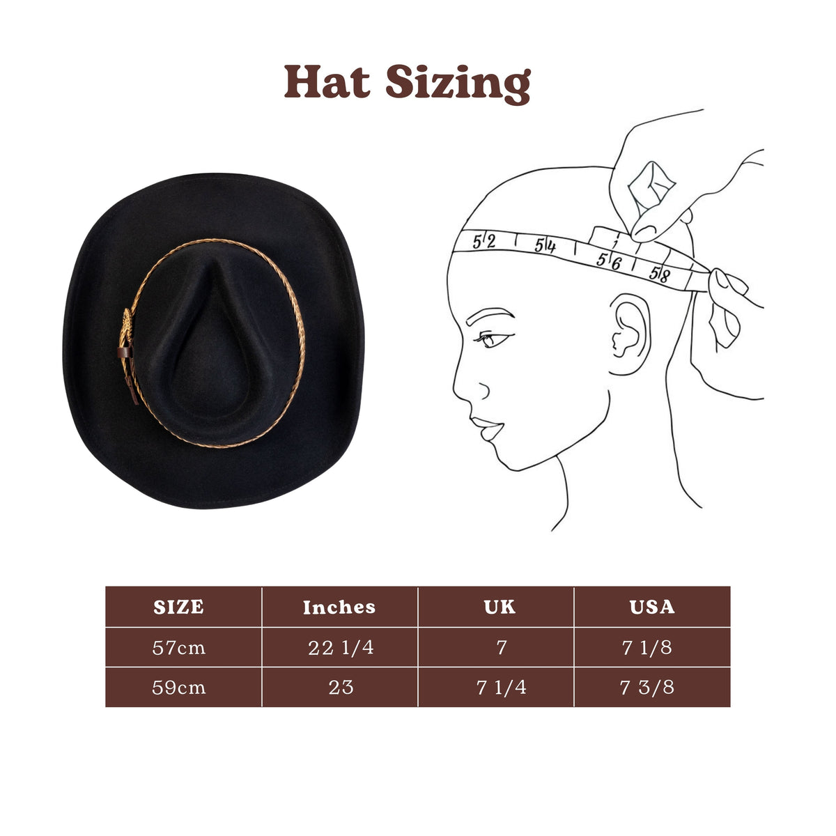 Dusty Trail Black Cowboy Hat by Mix Brown, view 3