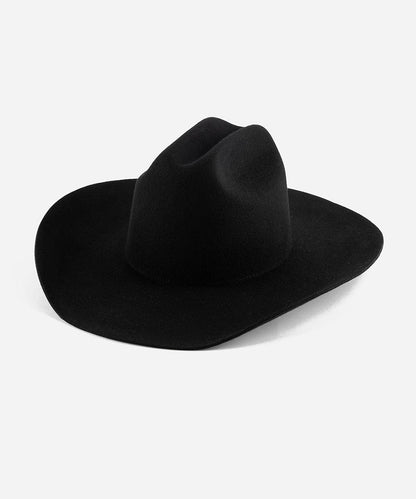 Teddy Cattleman Felt Hat in Black by Gigi Pip