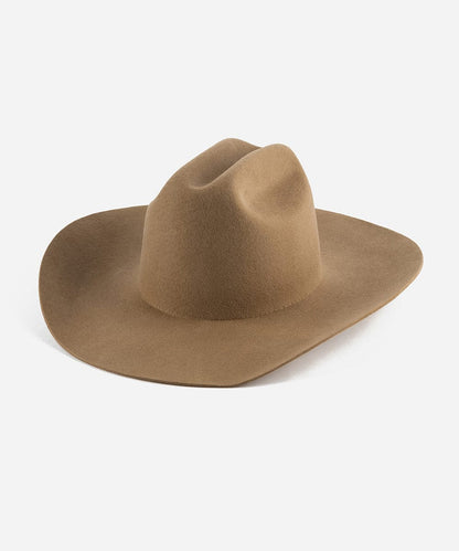 Teddy Cattleman Felt Hat in Brown by Gigi Pip