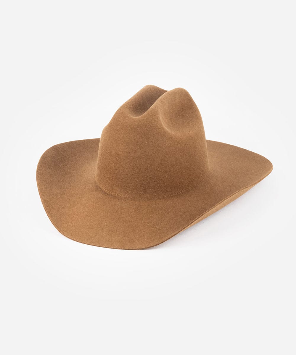 Teddy Cattleman Felt Hat in Caramel by Gigi Pip