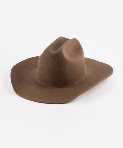 Teddy Cattleman Felt Hat in Chocolate by Gigi Pip