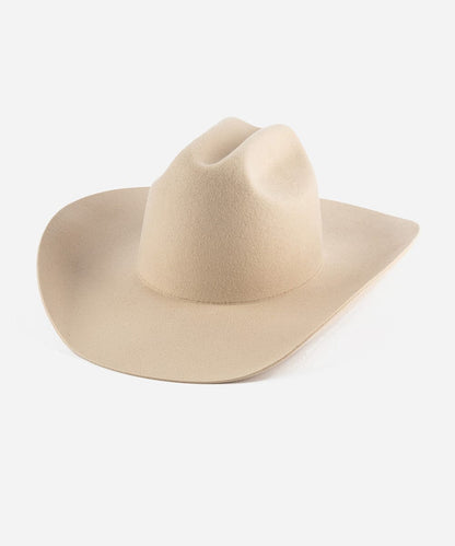 Teddy Cattleman Felt Hat in Cream by Gigi Pip