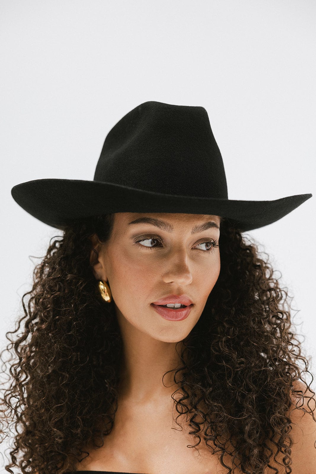 Lane brick-crown felt cowboy hat by Gigi Pip, view 24