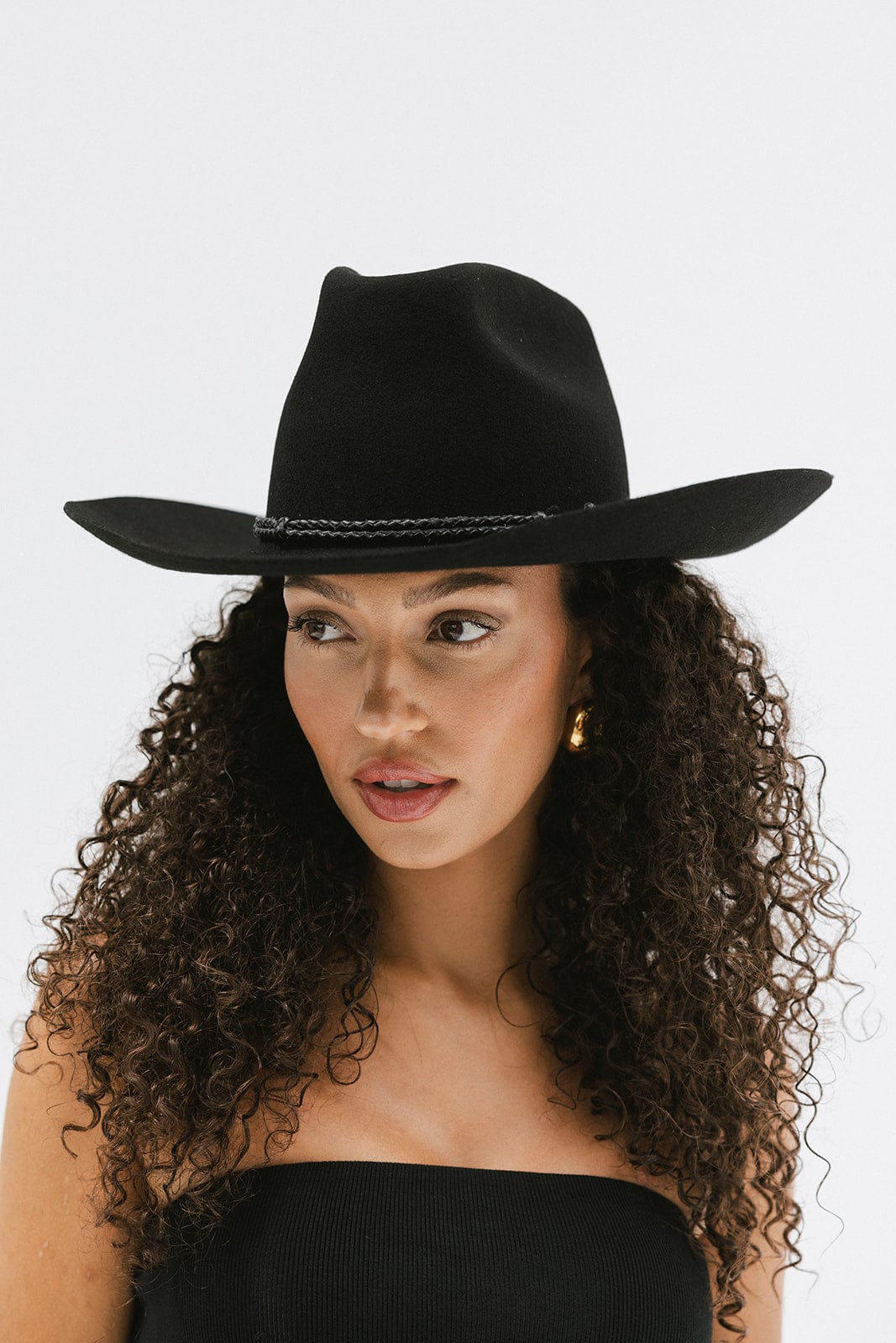 Lane brick-crown felt cowboy hat by Gigi Pip, view 23