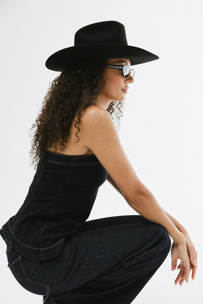 Lane brick-crown felt cowboy hat by Gigi Pip, view 21