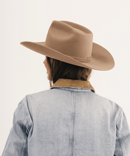 Lane brick-crown felt cowboy hat by Gigi Pip, view 16