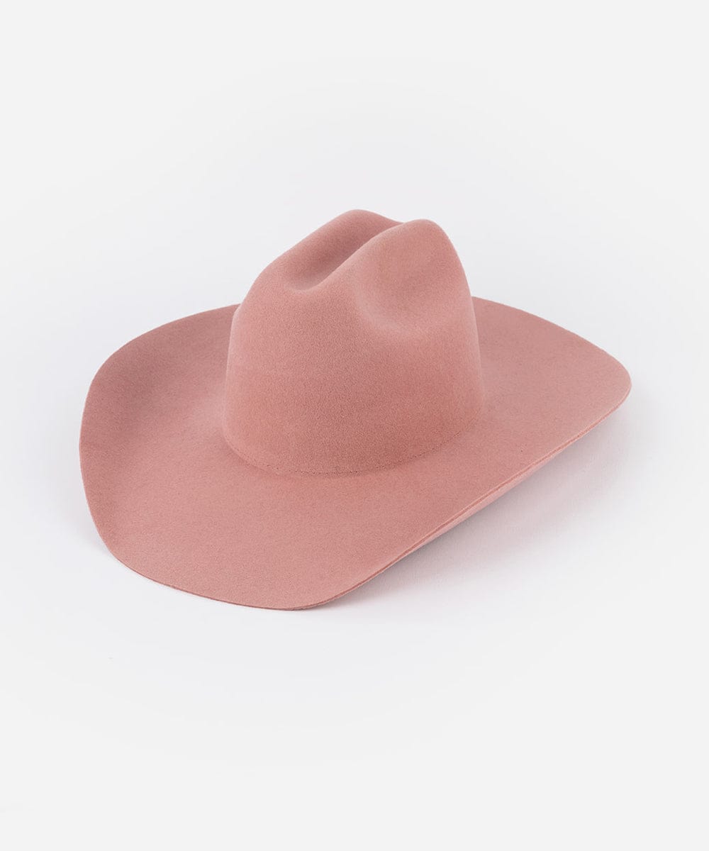 Teddy Cattleman Felt Hat in Rose by Gigi Pip