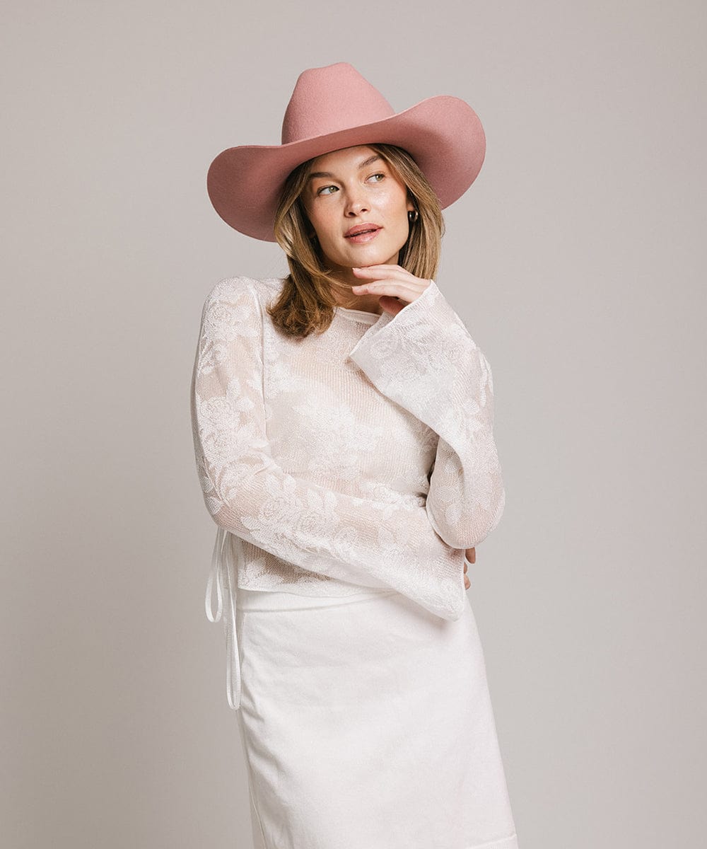 Teddy Cattleman Felt Hat by Gigi Pip, view 71