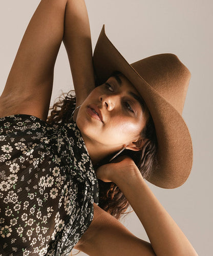 Teddy Cattleman Felt Hat by Gigi Pip, view 22