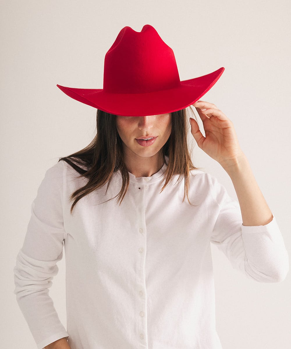 Teddy Cattleman Felt Hat by Gigi Pip, view 29