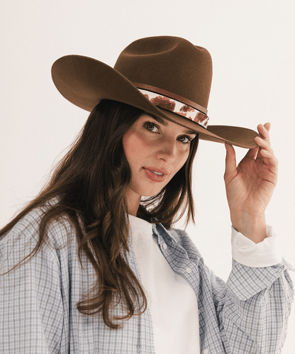 Teddy Cattleman Felt Hat by Gigi Pip, view 4
