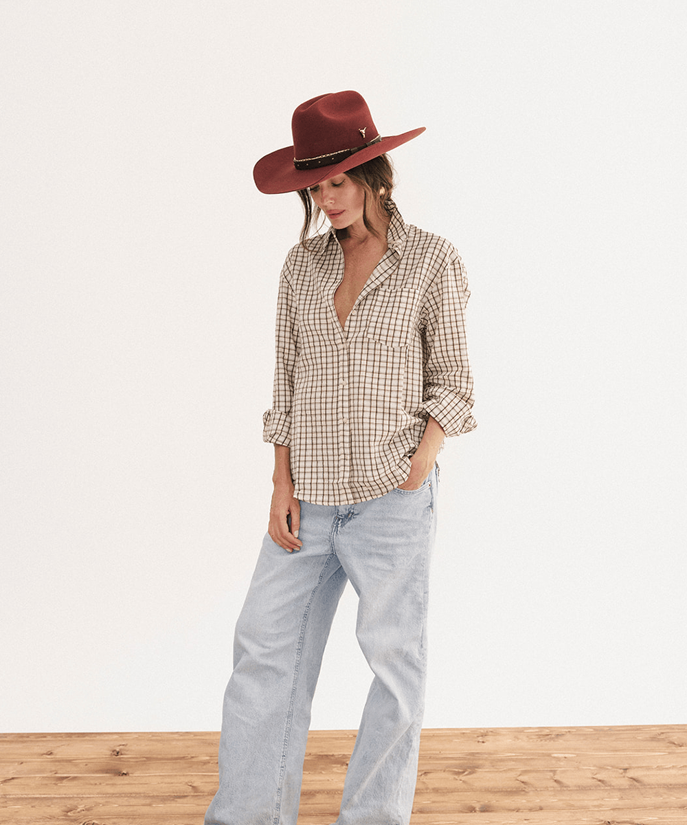 Teddy Cattleman Felt Hat by Gigi Pip, view 5