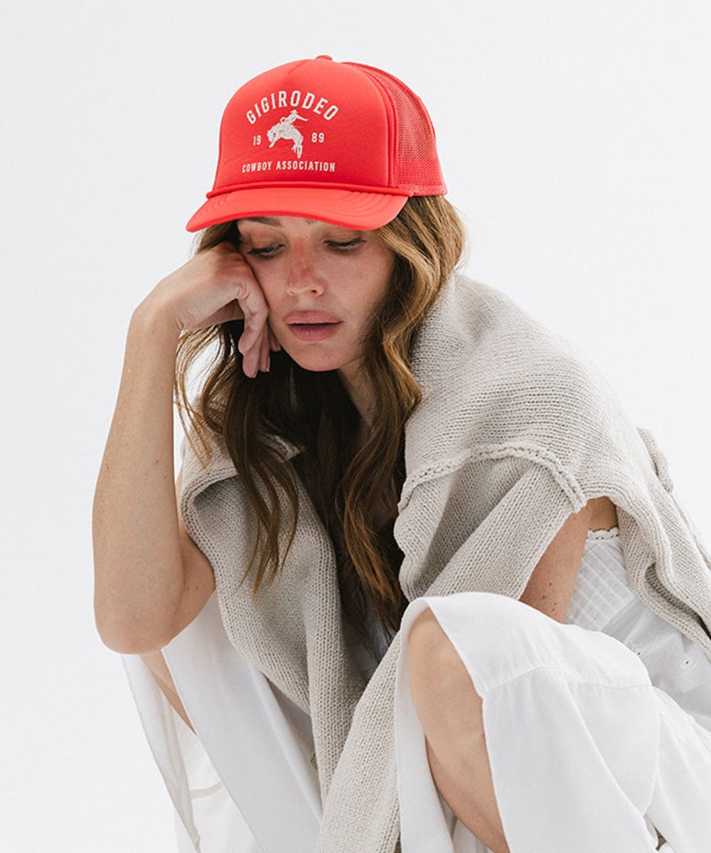 Bucking Bronco Trucker Hat by Gigi Pip, view 6