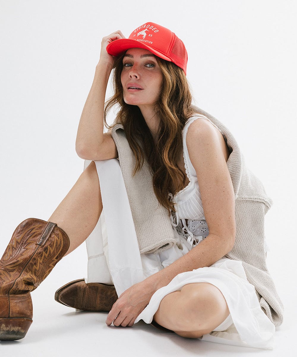 Bucking Bronco Trucker Hat by Gigi Pip, view 8