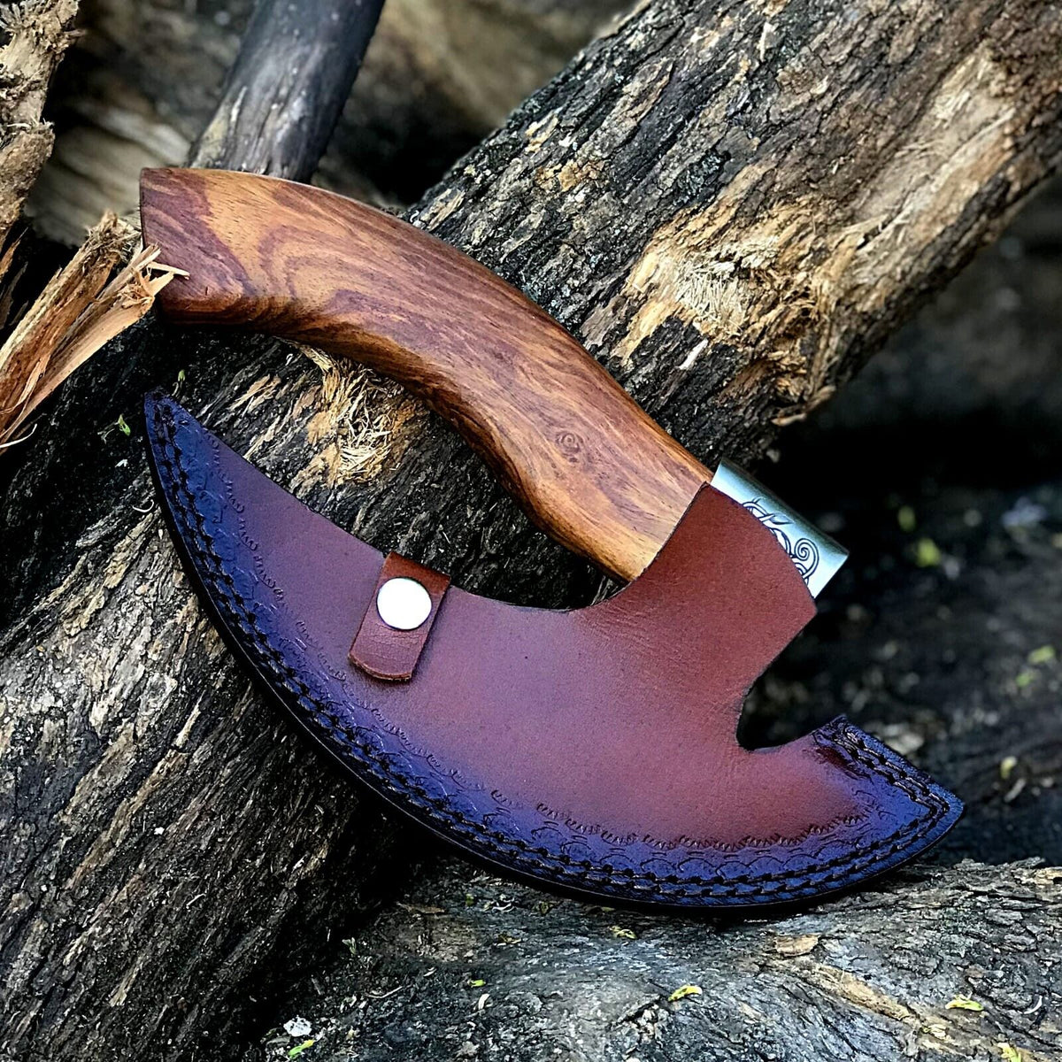The Engraved Axe Pizza Cutter | Texan Knives