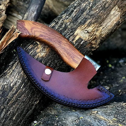 The Engraved Axe Pizza Cutter | Texan Knives