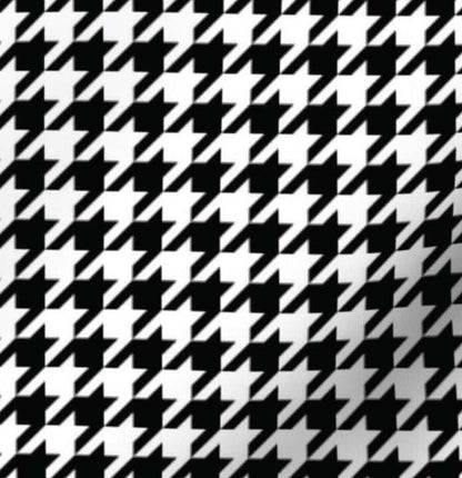 Crimson houndstooth chiffon scarf, view 2