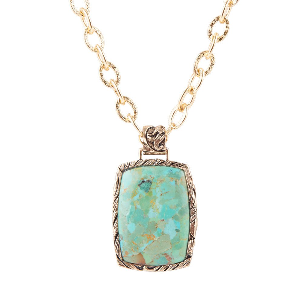 The Jacquard Turquoise Pendant