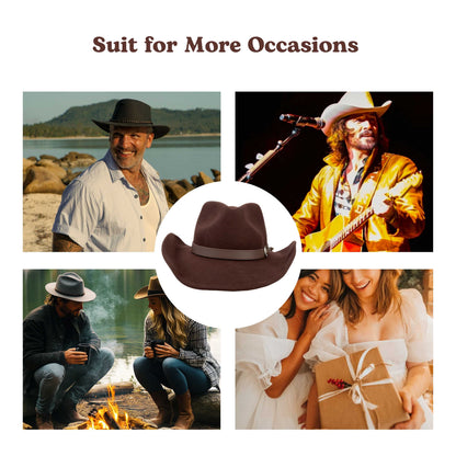 Ranger Chocolate Cowboy Hat by Mix Brown, view 2