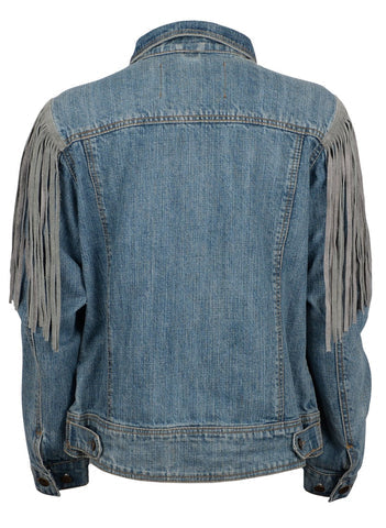 The Mason Fringe Denim Jacket | Baha Ranch Western Wear