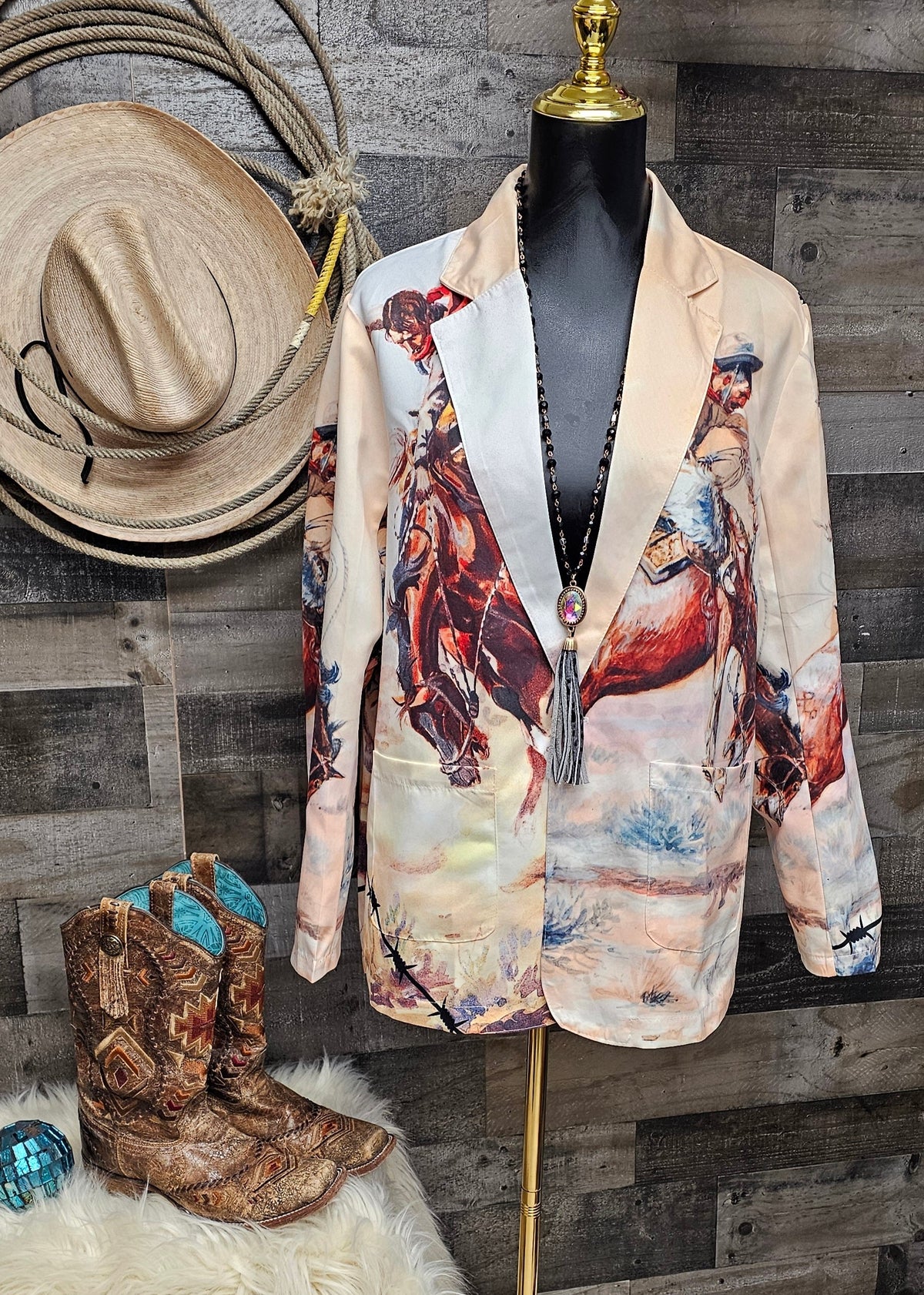 Yeehaw Western Blazer, view 2