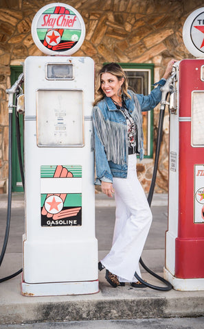 The Mason Fringe Denim Jacket | Baha Ranch Western Wear
