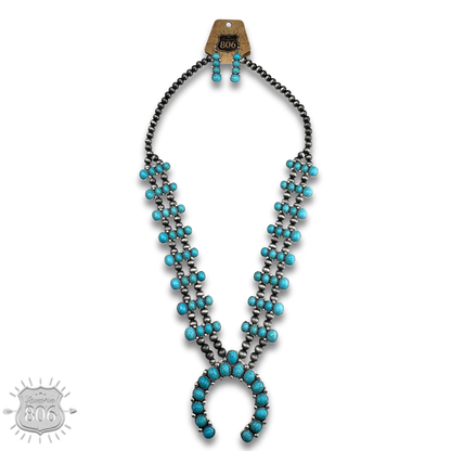 The Blue Stone Squash Blossom Set, view 4