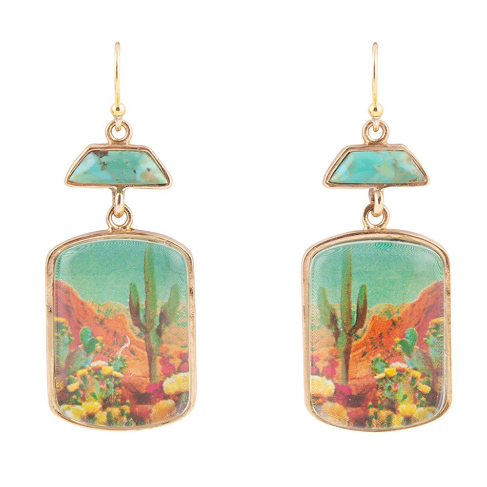 The Scenic Sedona Turquoise Drop Earrings