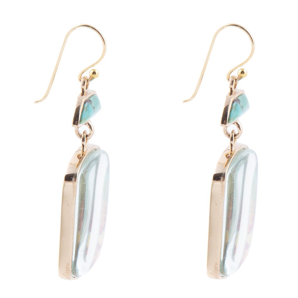 The Scenic Sedona Turquoise Drop Earrings, view 4