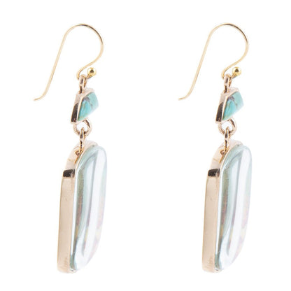 The Scenic Sedona Turquoise Drop Earrings, view 4