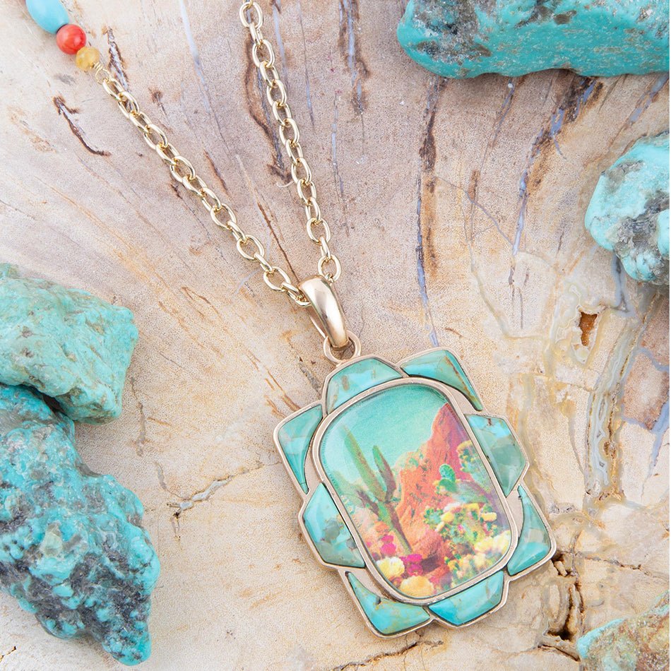 The Scenic Sedona Turquoise Pendant, view 5