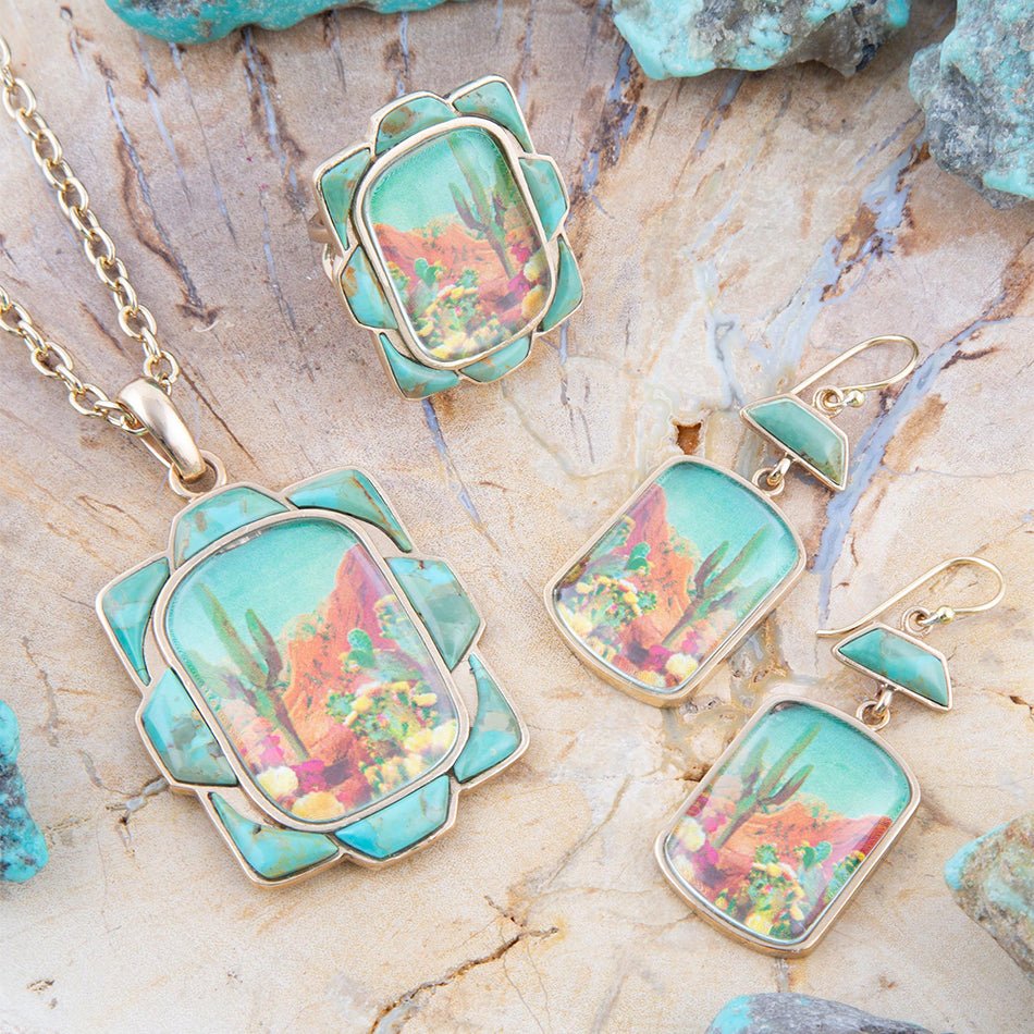 The Scenic Sedona Turquoise Pendant, view 2