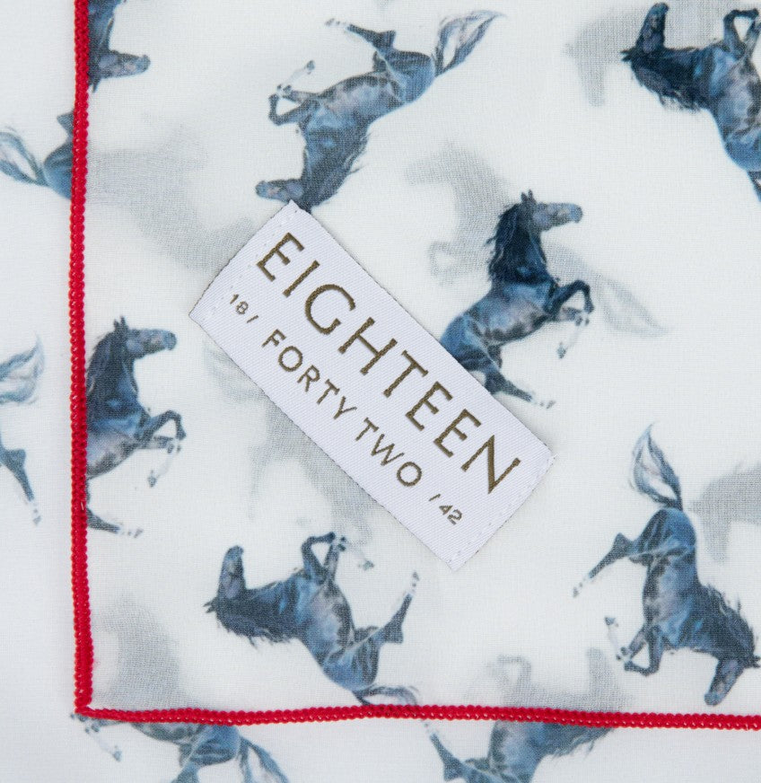 Running mustang chiffon scarf, view 3