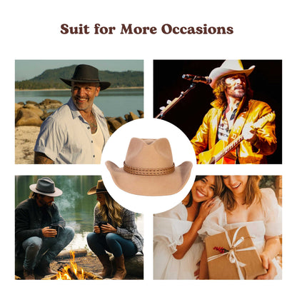 Sundown Tan Cowboy Hat by Mix Brown, view 2