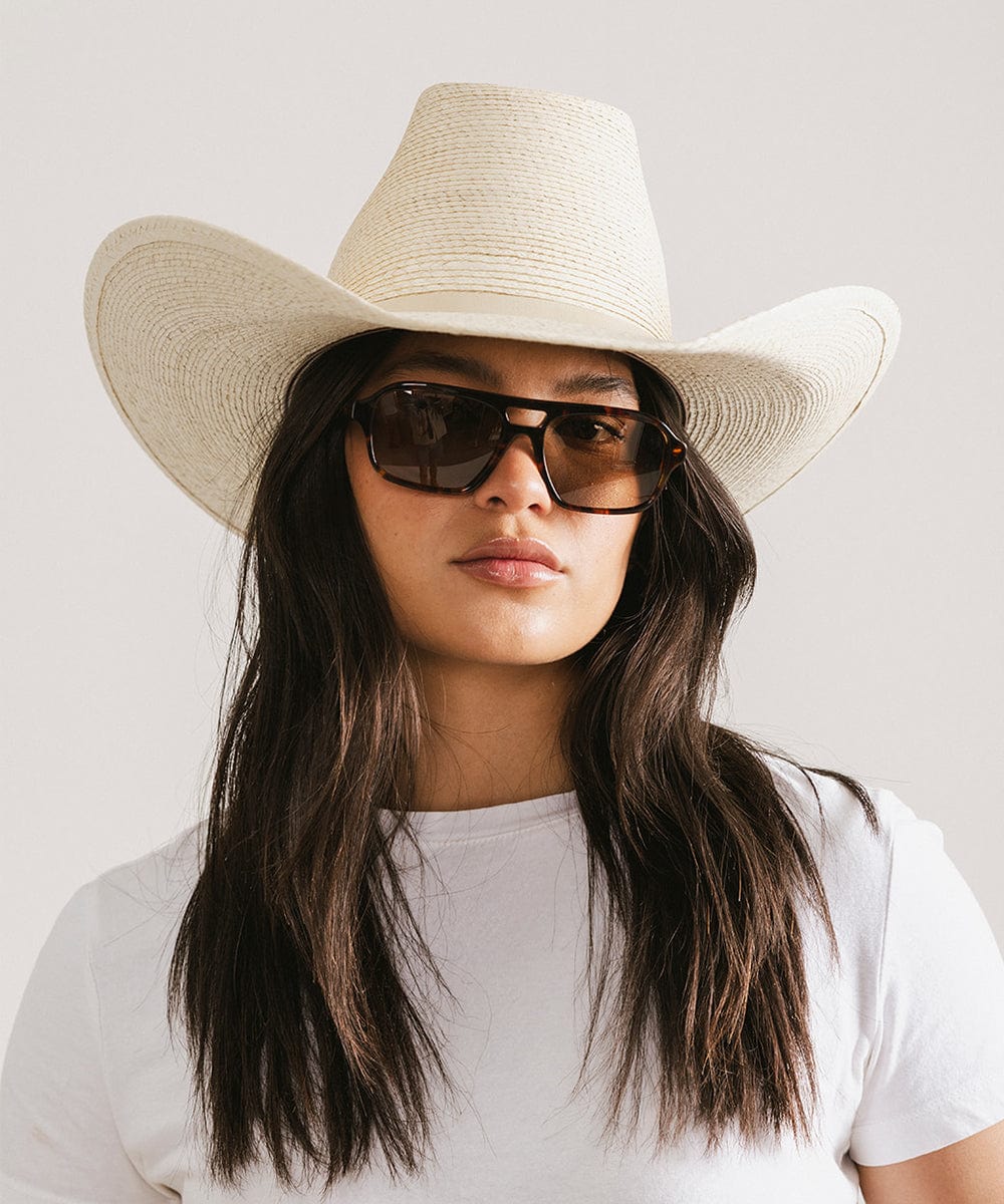 Beau Rectangular Aviator Sunglasses by Gigi Pip, view 5