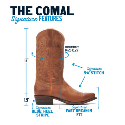 Alvies Comal snip toe cowboy boot, view 18