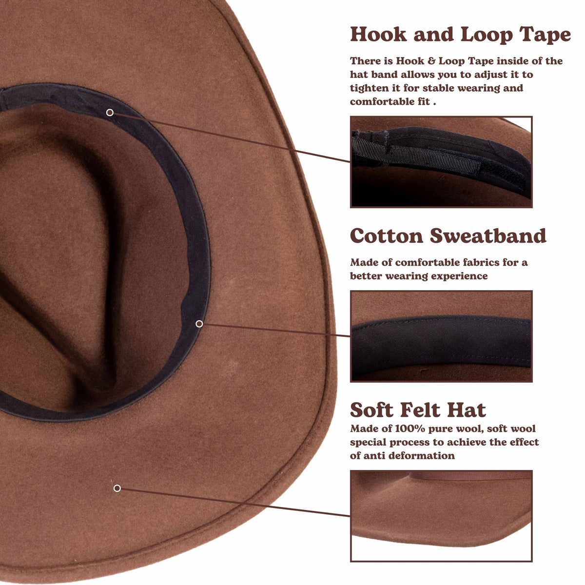 Timber Chestnut Cowboy Hat by Mix Brown